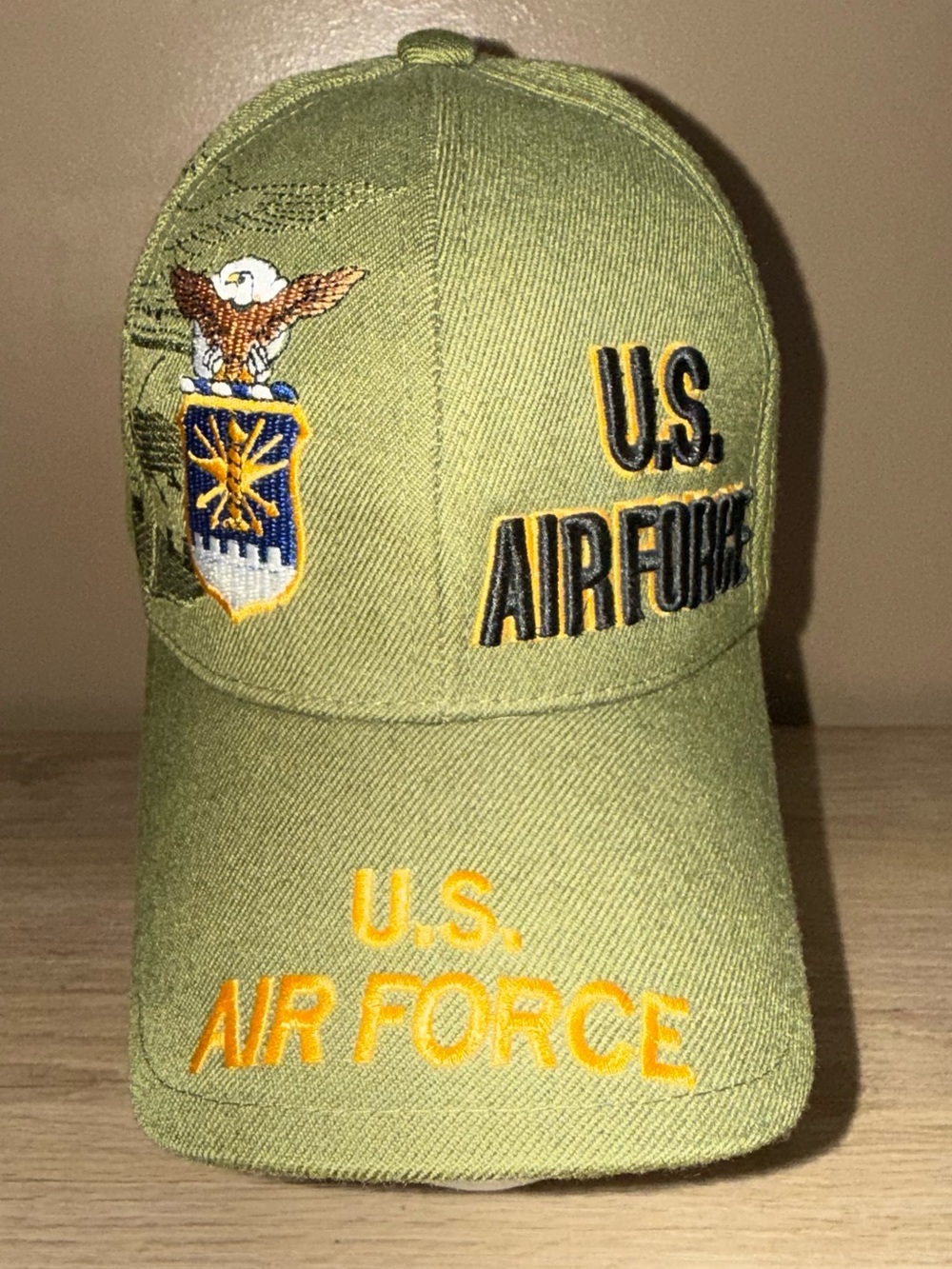 U.S. Air Force Olive Green Embroidered Cap.